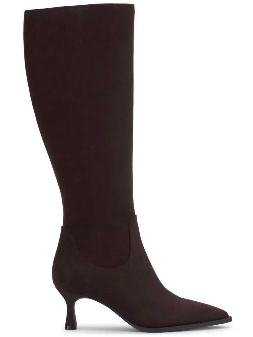 INC Bryana Wide Calf Pointed Toe Knee High Boots Truffle Size 10 M NWT